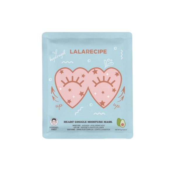 Lalarecipe Heart Goggle Moisture Mask hüdrogeelne silmamask 1tk