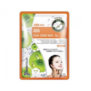 Mitomo Natural AHA Facial Essence Mask uuendav näomask 26g