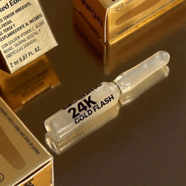 LaCabine 24K Gold Flash Kullaosakestega ampullid näole 10X2ml - Image 3