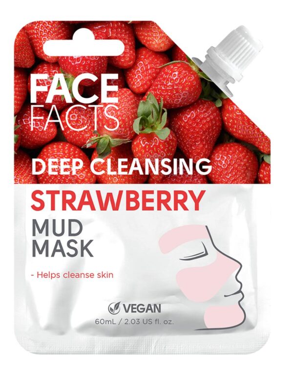 Face Facts Mudamask sügavpuhastav maasika ekstraktiga 60ml