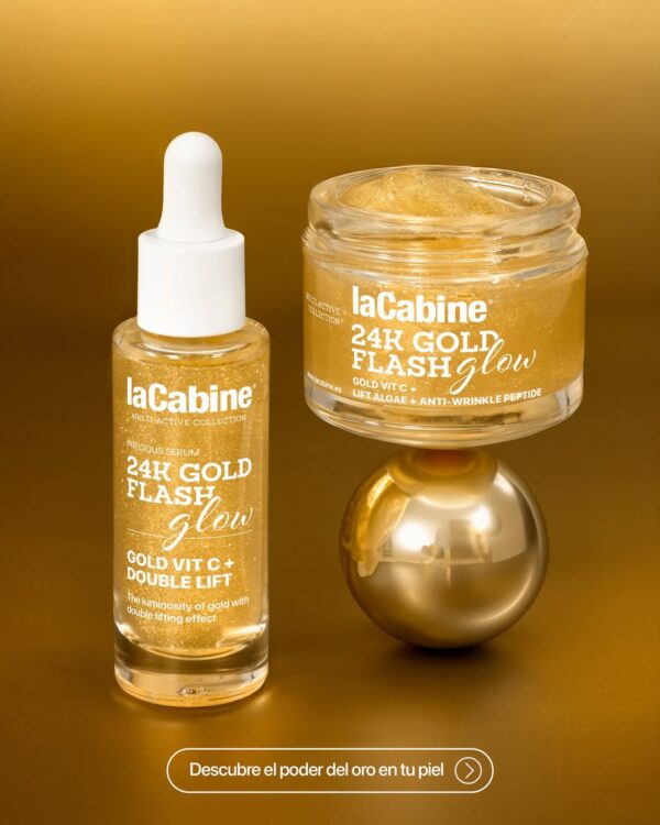 LaCabine 24K Gold Flash Kullaosakestega ampullid näole 10X2ml - Image 4