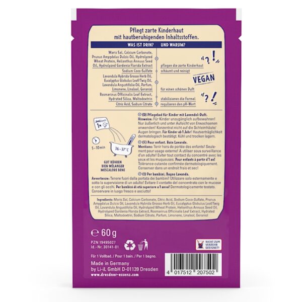 Dresdner Essenz Laste vannisool Rahustav lavendel 60g - Image 2