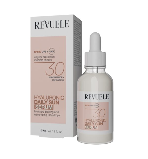 Revuele Daily Sun Serum Hüaluroonhappega seerum SPF30 30ml