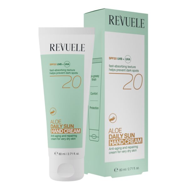 Revuele Daily Sun Hand Cream Aaloega kätekreem SPF20 80ml