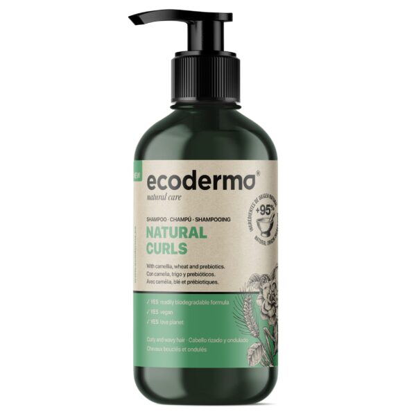 Ecoderma Natural Curls Šampoon lokkis ja laines juustele 500ml