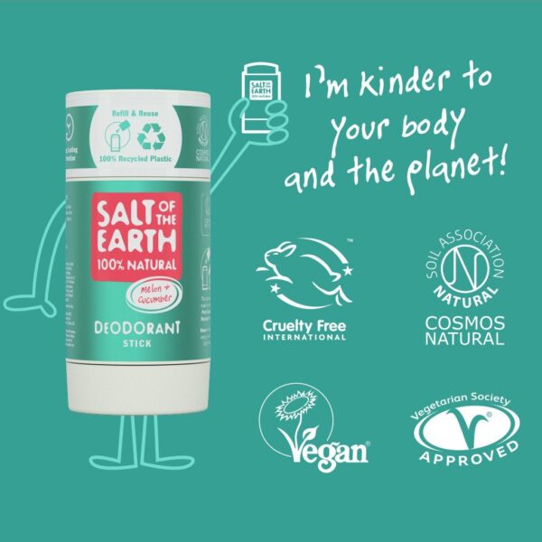 Salt of the Earth meloni-ja kurgilõhnaline pulkdeodorant 84g - Image 2