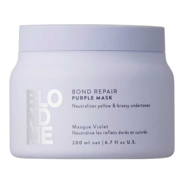 Schwarzkopf Professional BlondMe Purple Mask Lilla Süvahooldus 200ml
