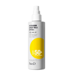 FaceD HydraSun Spray Milk SPF50 Kaitsev ja niisutav piim näole ja kehale 150ml