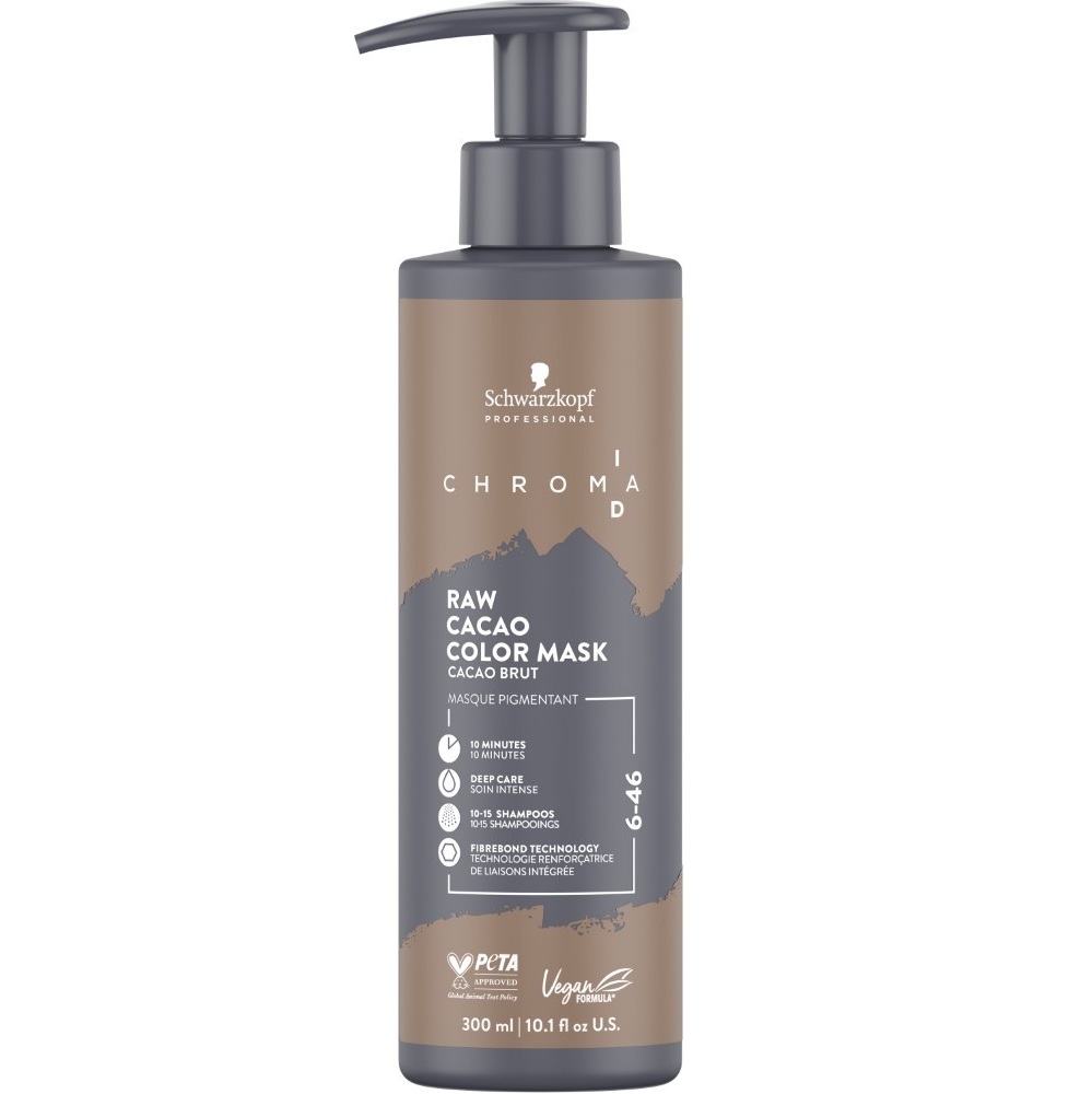Schwarzkopf Professional ChromaID Chromaid Bonding Värvimask 6-46 Raw Cacao 300ml