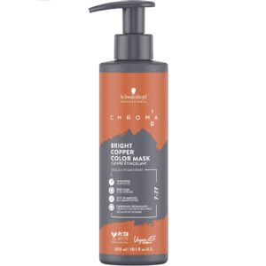 Schwarzkopf Professional ChromaID Chromaid Bonding Värvimask 7-77 Bright Copper 300ml