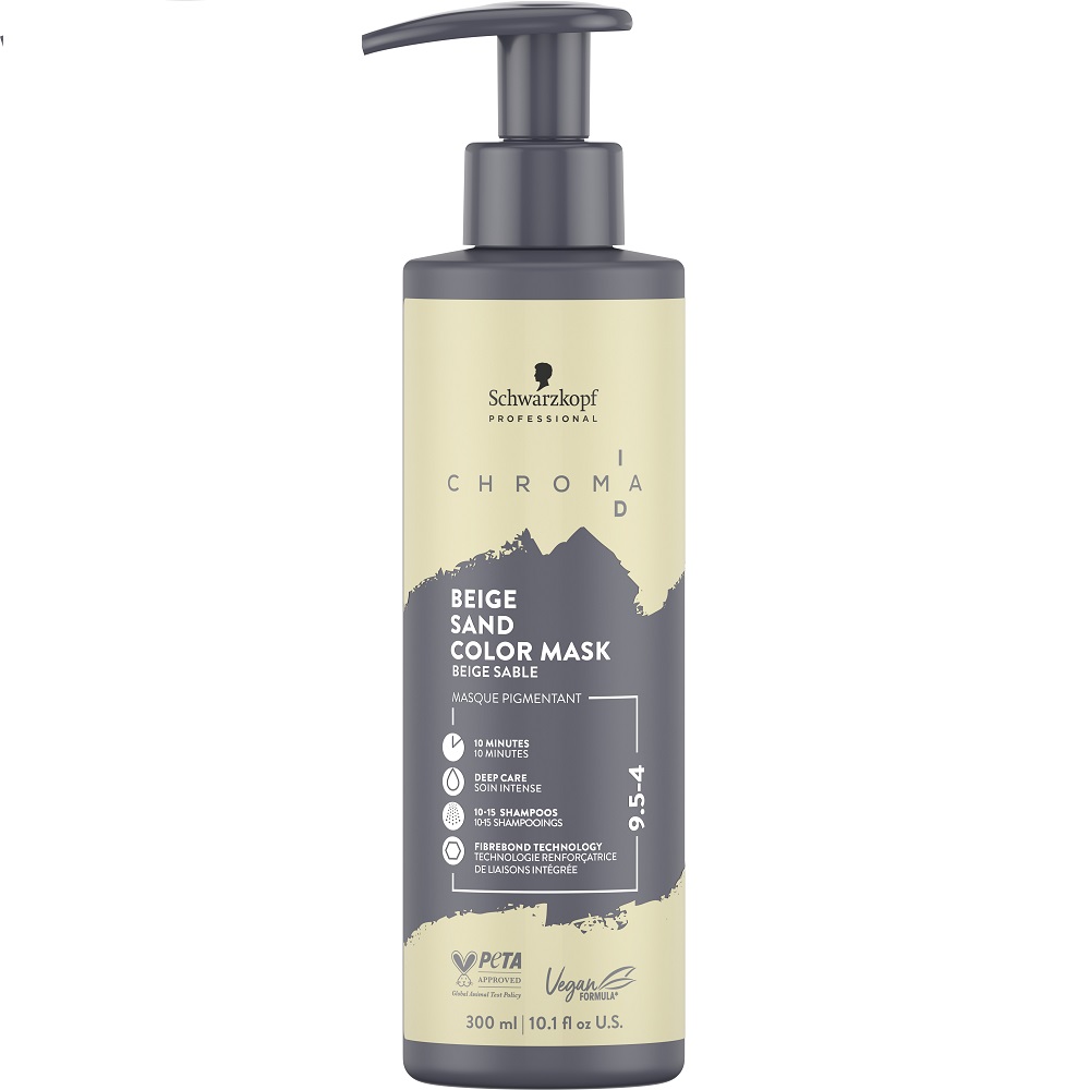 Schwarzkopf Professional ChromaID Chromaid Bonding Värvimask 9,5-4 Beige Sand 300ml