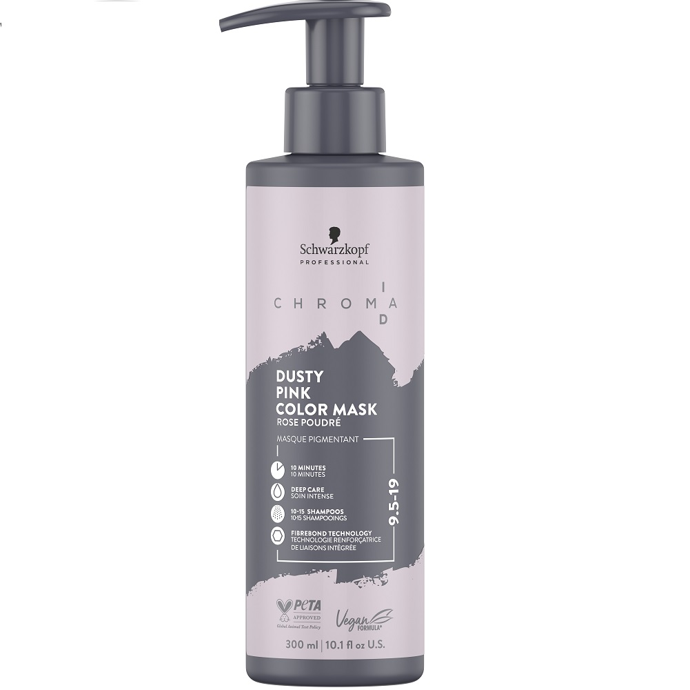 Schwarzkopf Professional ChromaID Chromaid Bonding Värvimask 9,5-19 Dusty Pink 300ml