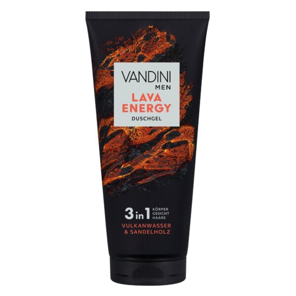 Vandini Lava Energy 3in1 dušigeel-šampoon meestele 200ml