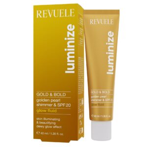 Revuele Luminize Gold & Bold Sära andev näokreem kuldse pigmendiga SPF20