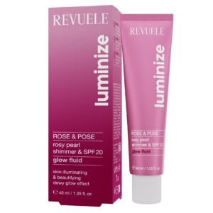 Revuele Luminize Rose & Pose Sära andev näokreem roosa pigmendiga SPF20
