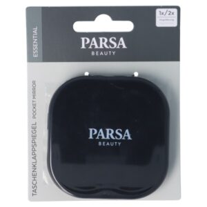 Parsa Beauty Kahepoolne Taskupeegel must