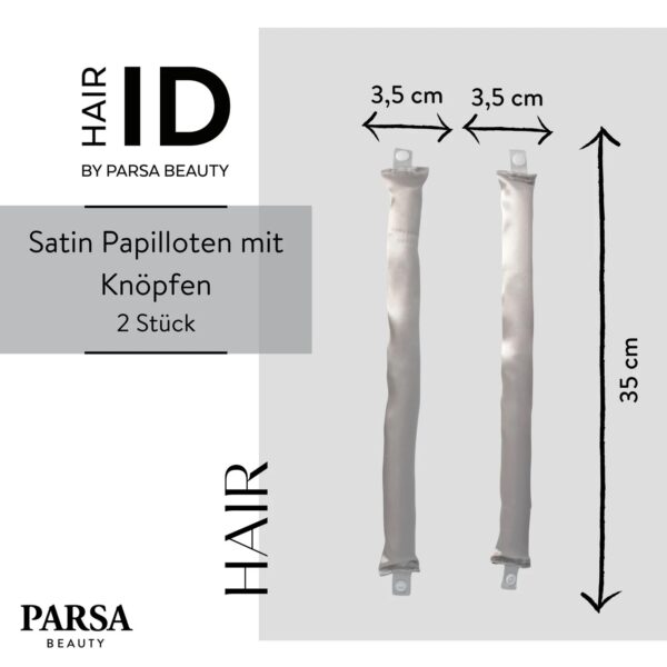Parsa Beauty Anti - Frizz Satiinpapiljotid 2tk - Image 2