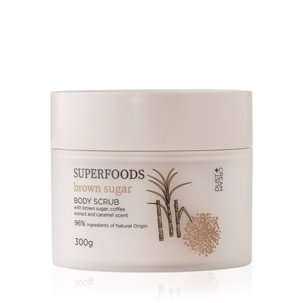 Dust+Cream Superfoods Kehakoorija Pruun Suhkur 300g
