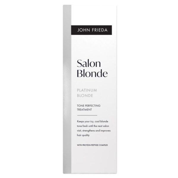 John Frieda Salon Blonde Tone Perfecting Juuksetooni Täiustav Hooldus, Platinum Blonde 120ml - Image 2