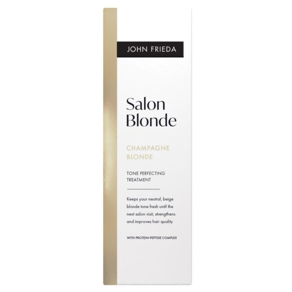 John Frieda Salon Blonde Tone Perfecting Juuksetooni Täiustav Hooldus, Champagne Blond 120ml - Image 2