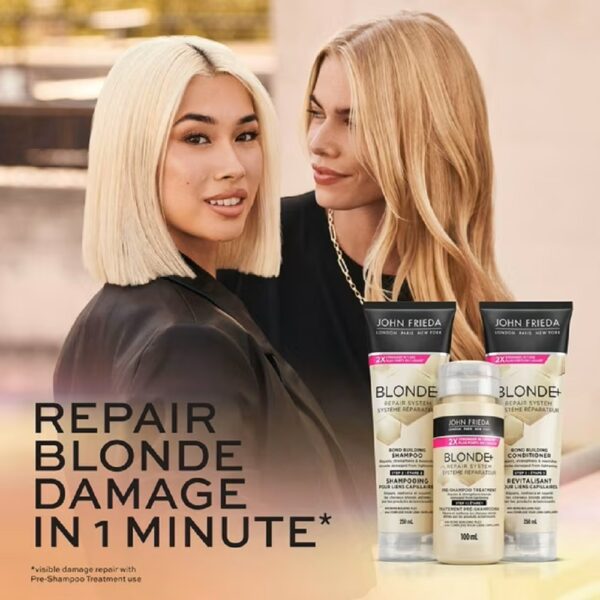 John Frieda Blond+ Repair System Pesemiseelne Hooldustoode 100ml - Image 3