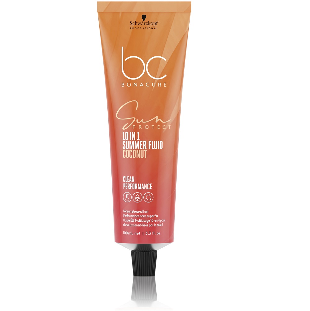 Schwarzkopf Professional Bonacure Sun Protect 10-in-1 Summer Fluid Coconut Multifunktsionaalne Hooldus 100ml