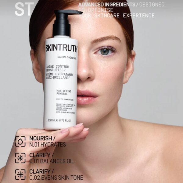 Skintruth Shine Control Moisturiser Matistav emulsioon 200ml - Image 2