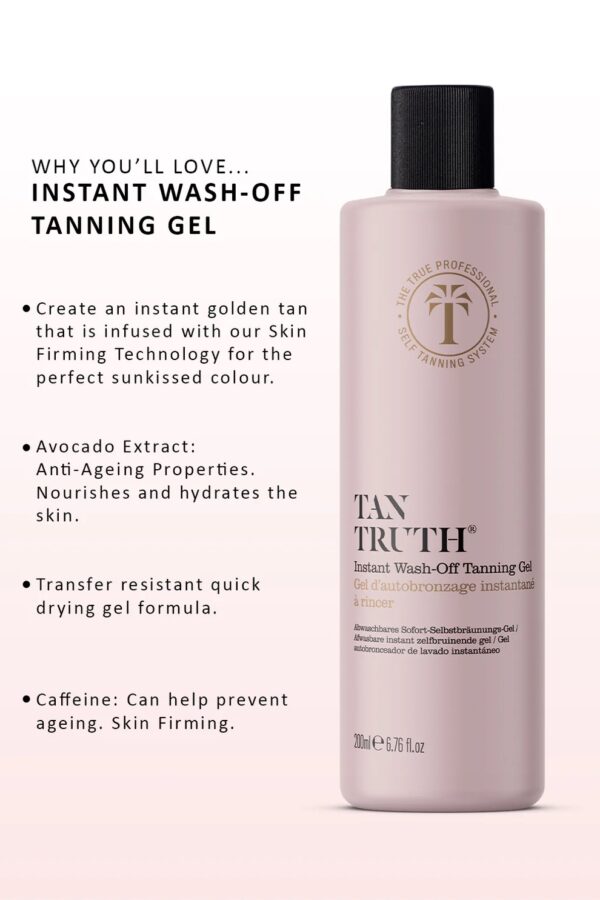 Tantruth Ant Wash Off Tanning Gel Koheselt mahapestav isepruunistav geel 200ml - Image 2