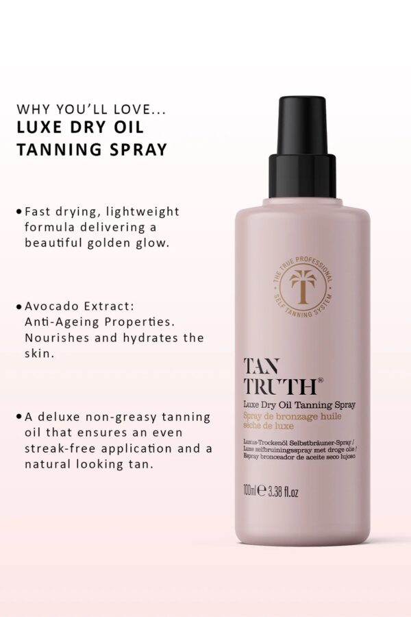 Tantruth Dry Oil Tanning Spray Isepruunistav õlisprei 100ml - Image 2