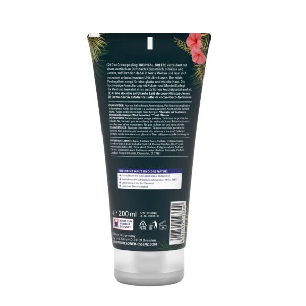 Dresdner Essenz Kooriv Dušigeel Tropical Breeze 200ml - Image 3
