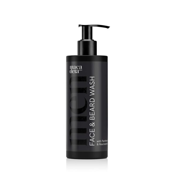 Macadeia Men Toitev pesugeel näole ja habemele pantenooli ning niatsiinamiidiga. 200 ml