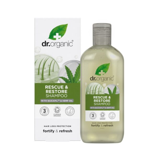 Dr.Organic Kanepi Taastav šampoon 265ml