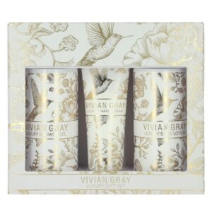 Vivian Gray Velvet Romance Set Kätekreem - Ihupiim - Dušigeel