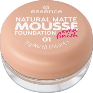 Essence Natural Matte Mousse Foundation 01