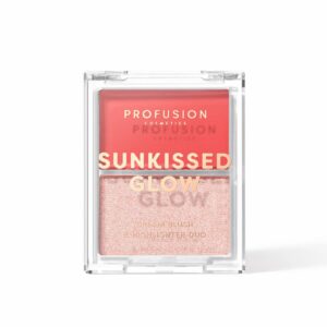Profusion Sunkissed Glow Põsepuna & Highlighter coral heatwae