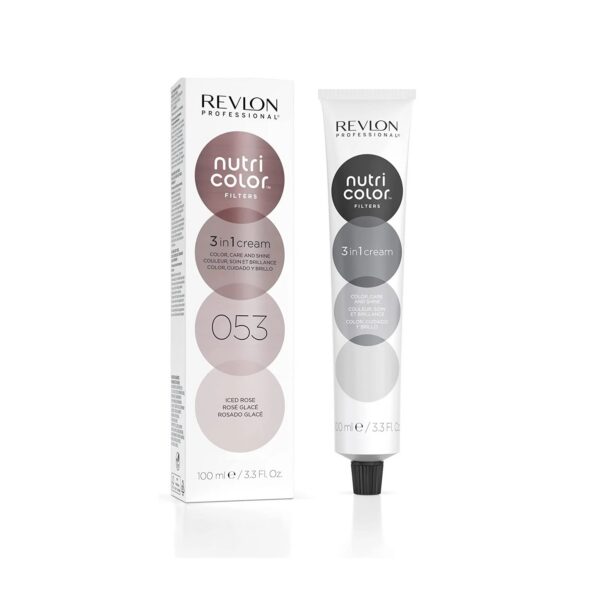 Revlon Professional Nutri Color 053 Iced Rose kombinatsioon värvist, hooldusest ja läikest 100ml