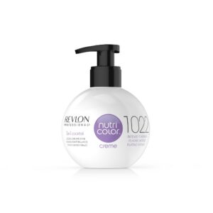 Revlon Professional Nutri Color 1002 White Platinum kombinatsioon värvist, hooldusest ja läikest 240ml