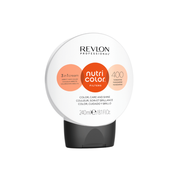 Revlon Professional Nutri Color 400 Tangerine kombinatsioon värvist, hooldusest ja läikest 240ml