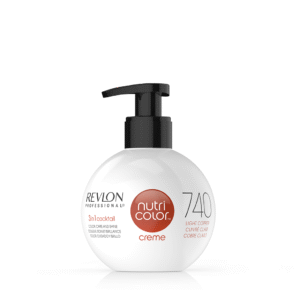 Revlon Professional Nutri Color 740 Light Copper  kombinatsioon värvist, hooldusest ja läikest 240ml