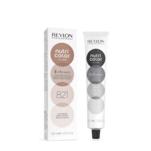 Revlon Professional Nutri Color 821 Silver Beige  kombinatsioon värvist, hooldusest ja läikest 100ml