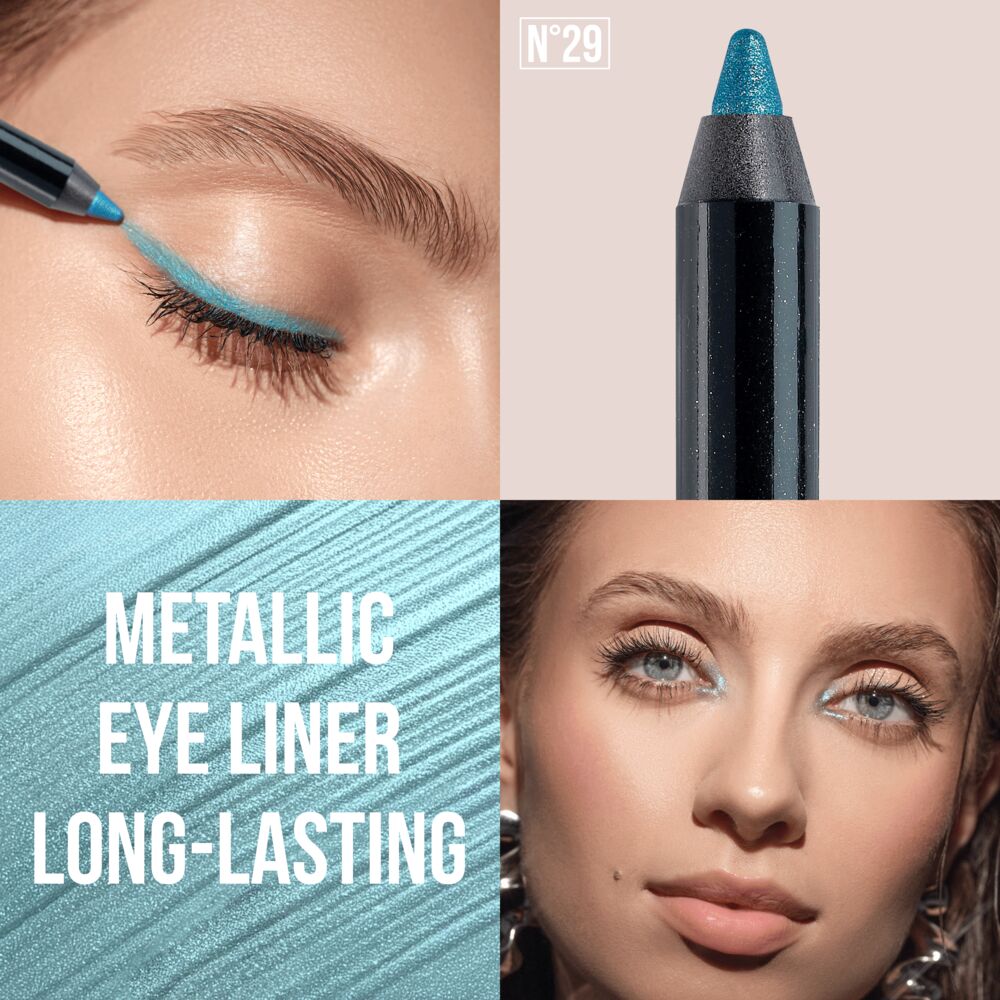 Artdeco Metallic Eye Liner Long-Lasting silmapliiats 29 metallic neptune - Image 5