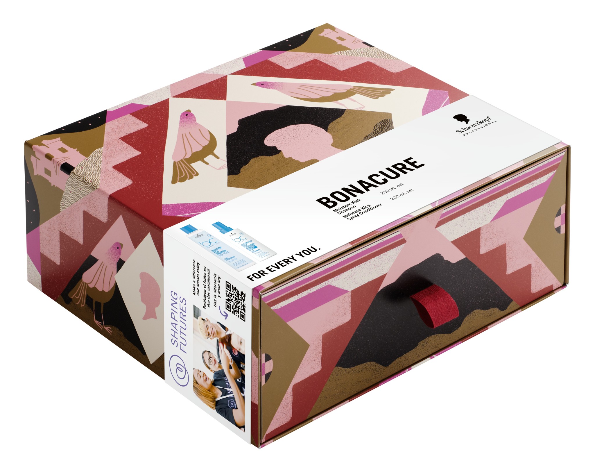 Schwarzkopf Professional Bonacure XmasBag Moisture Kick Kinkekomplekt Niisutav `25 - Image 2