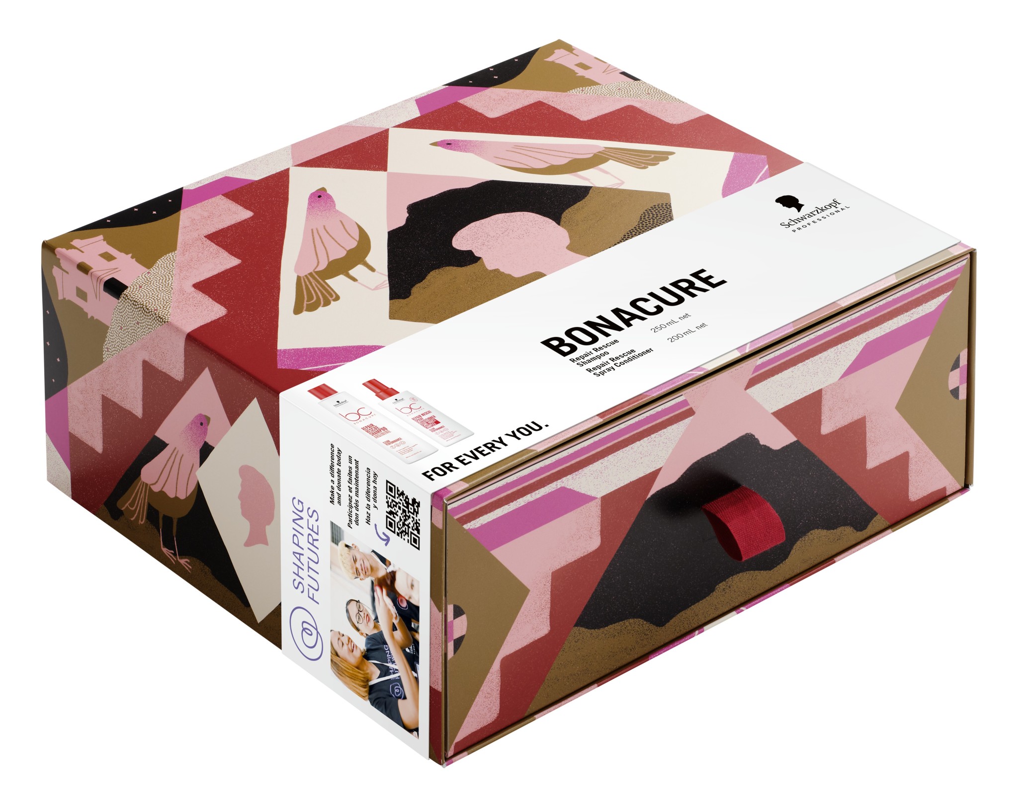Schwarzkopf Professional Bonacure XmasBag Repair Rescue Kinkekomplekt Taastus `25 - Image 2