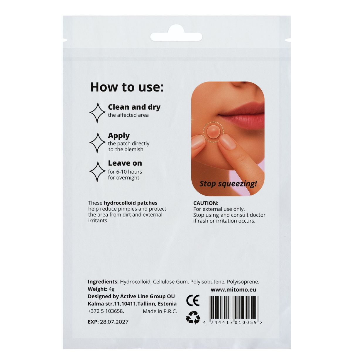 Active Line Beauty Miracle Patch vistrikuplaastrid 36tk - Image 2