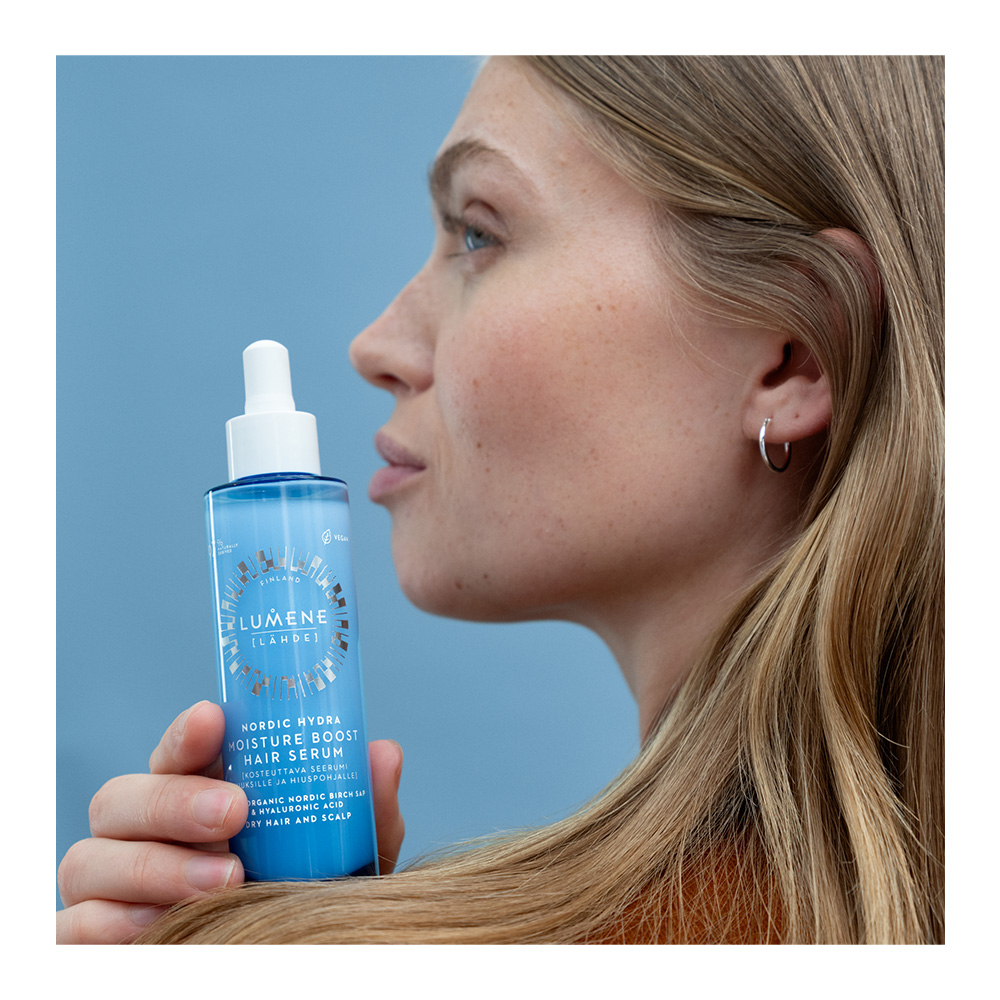 Lumene Nordic Hydra niisutav seerum peanahale ja juustele 75ml - Image 3