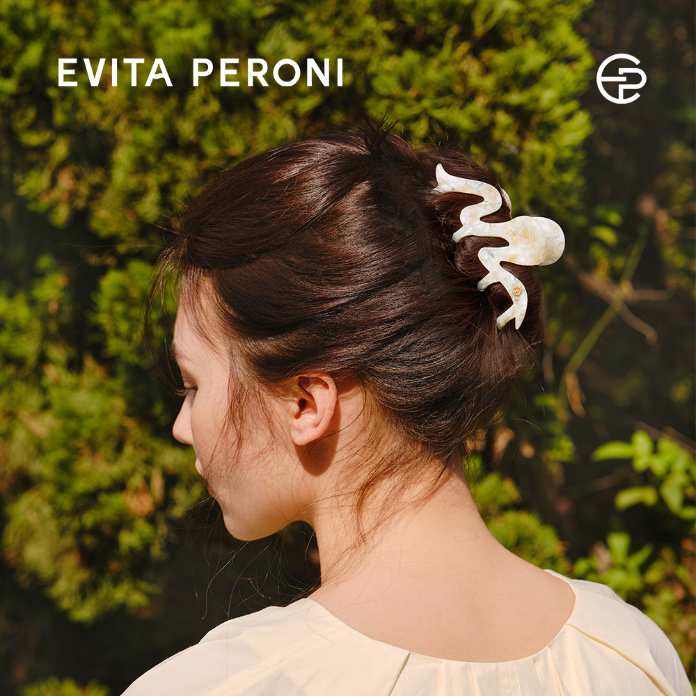Evita Peroni juukseklamber Freya Extra large Shark 986 golden - Image 2