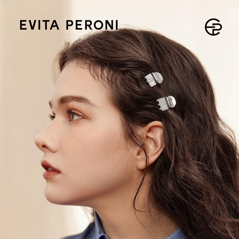 Evita Peroni juukseklambrid Solis Mini Shark 985 silver - Image 2