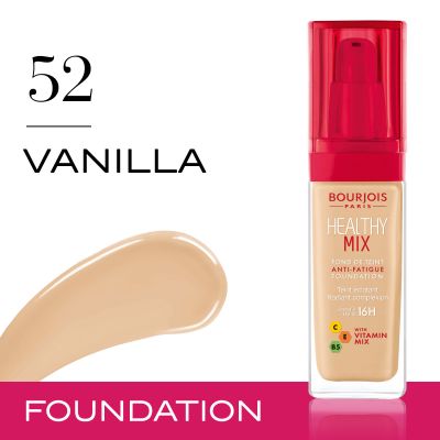 Bourjois Healthy Mix Anti-Fatigue Foundation 30ml W 52 Vanilla - Image 2