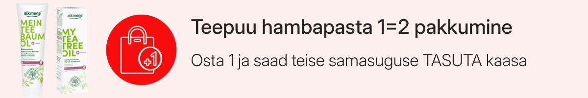 Alkmene My Tea Tree hambapasta austraalia teepuuõli ja taimeekstraktidega