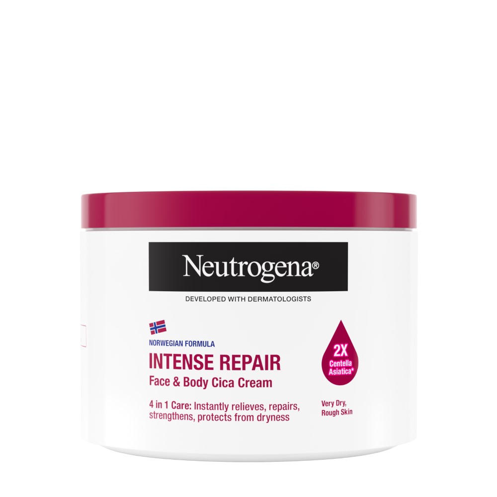 Neutrogena Norwegian Formula näo- ja kehakreem CICA intensiivselt taastav 400 ml